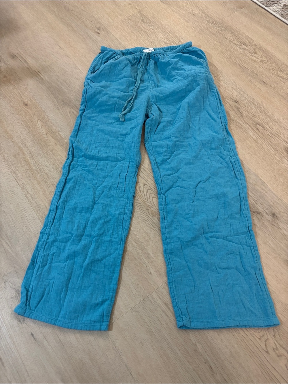 Like New O’Neill ocean blue Cotton gauze Pants Size Small